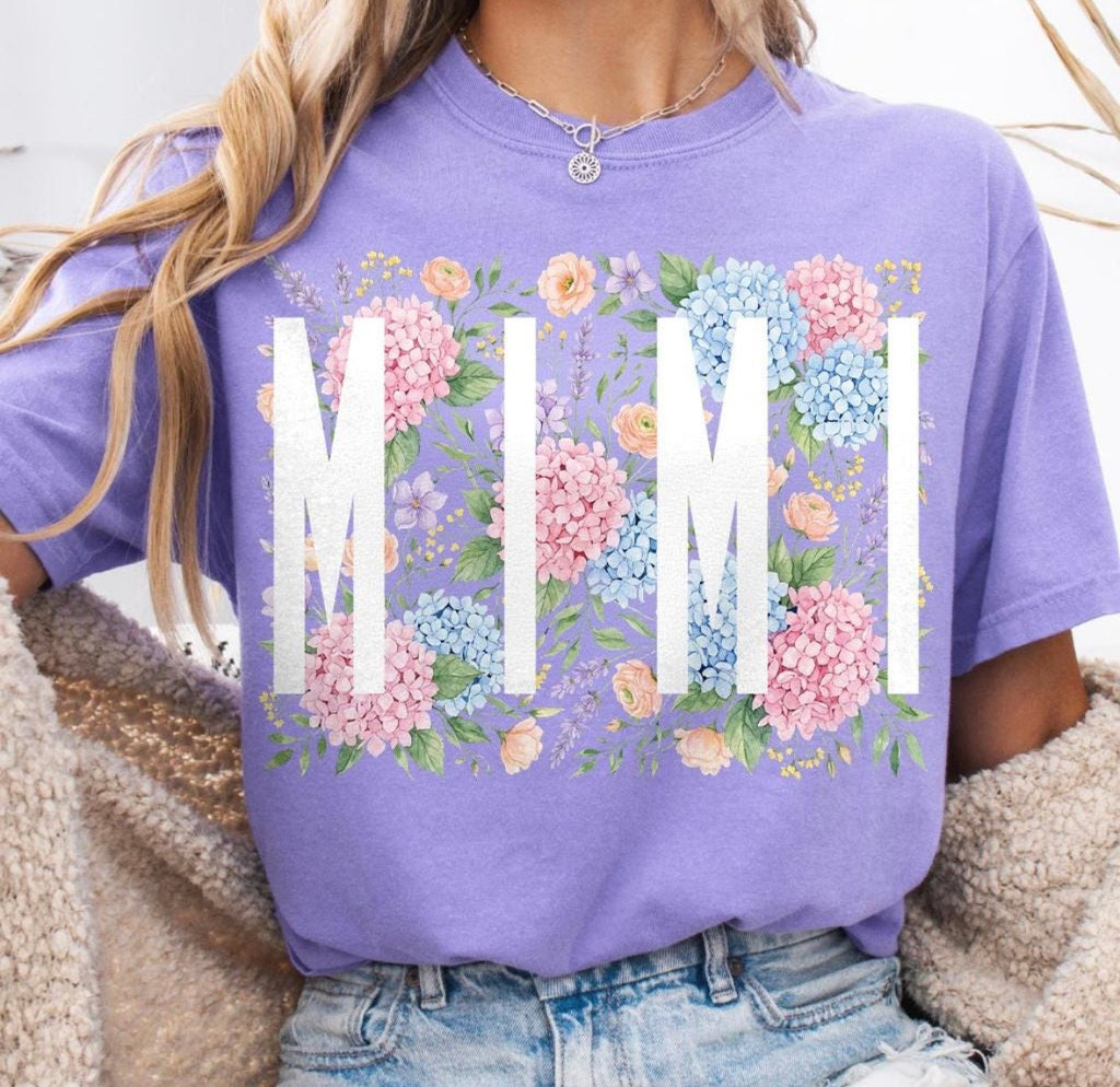 Title Floral Vintage Crew