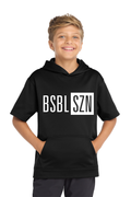 Adult BSBL SZN White Font Owls Tee