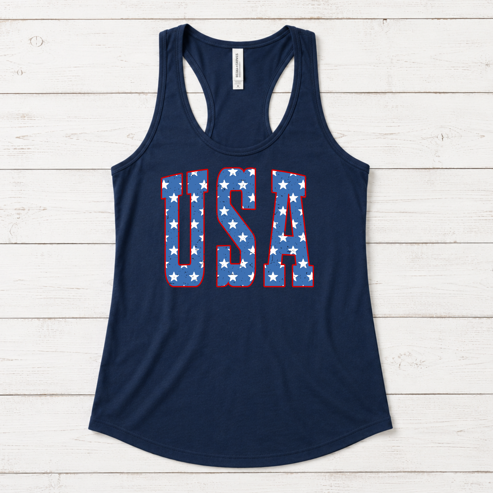 USA Letters with Stars