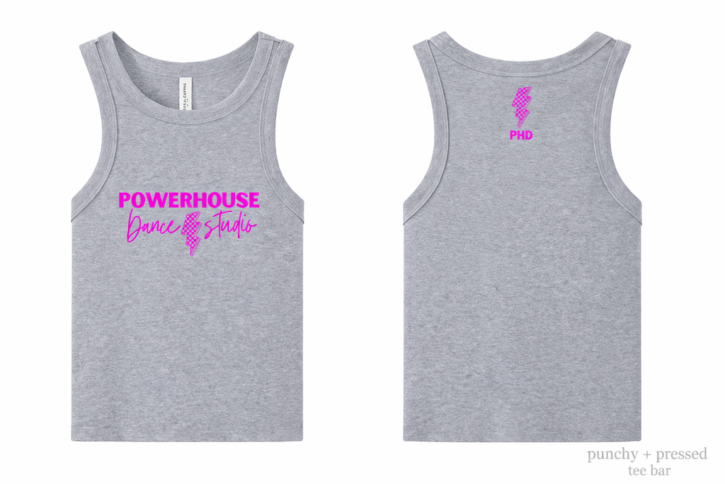 PHD Bella Canvas Mid Length Ribbed Tank