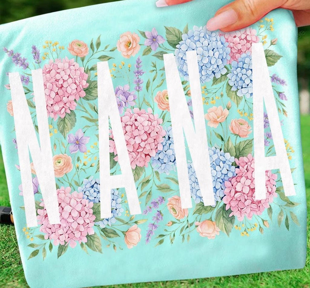 Title Floral Vintage Crew