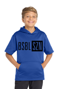 Adult BSBL SZN Black Font Cards Tee