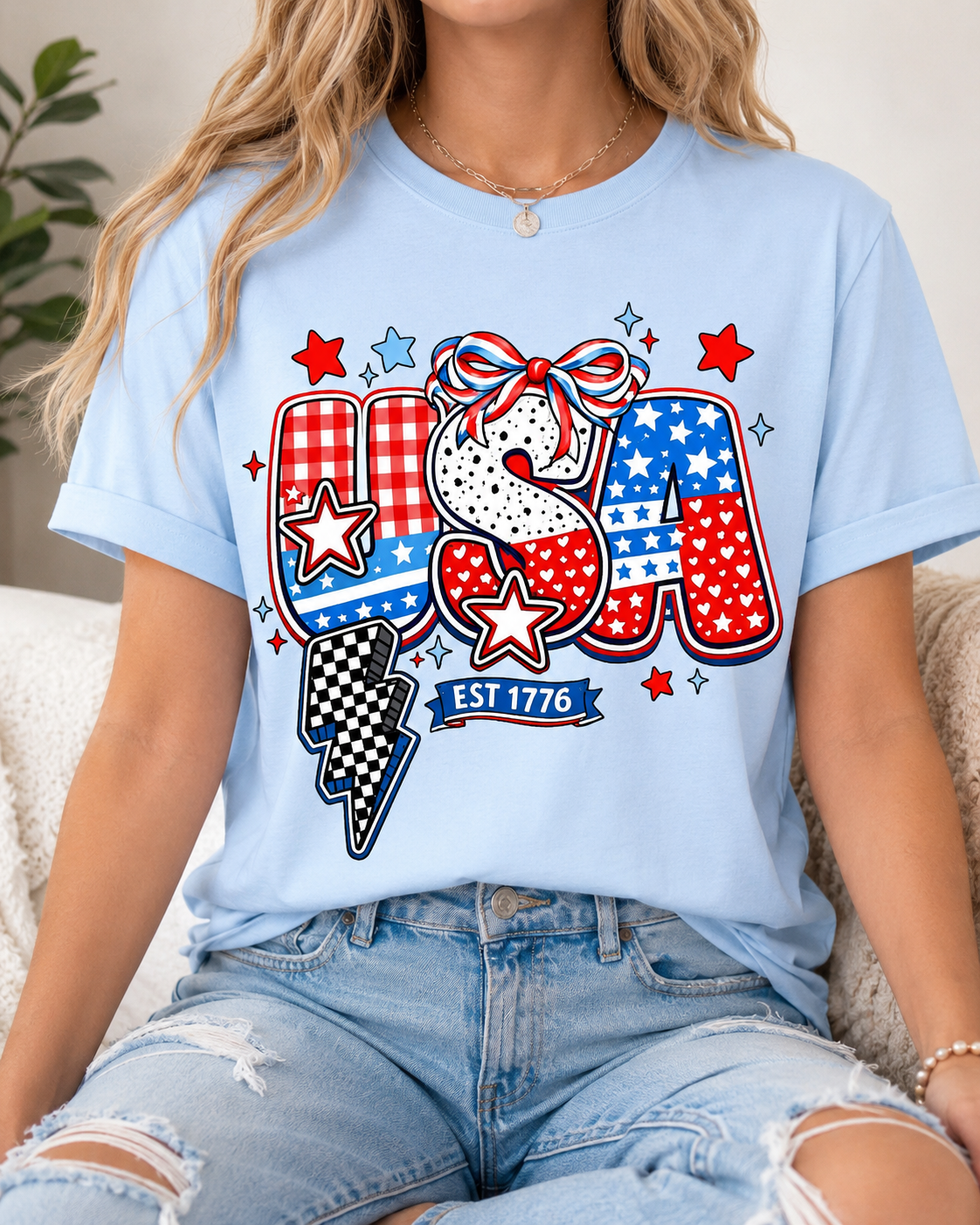USA Retro Est 1776