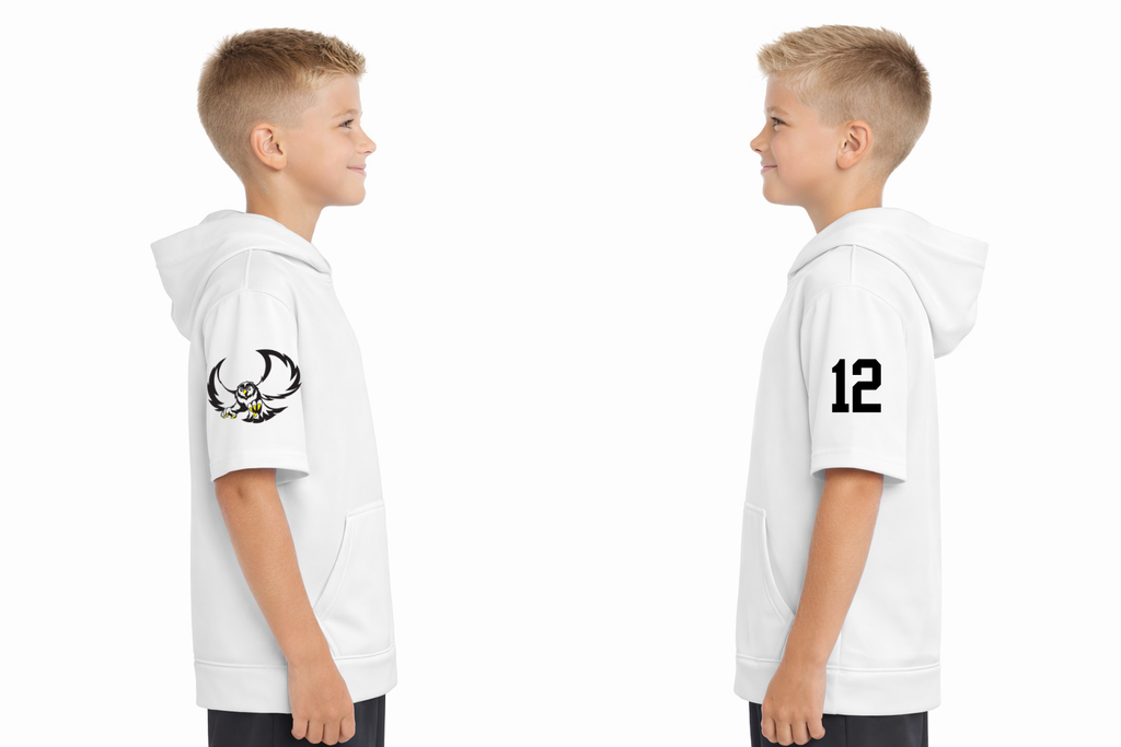 Adult BSBL SZN Black Font Owls Tee