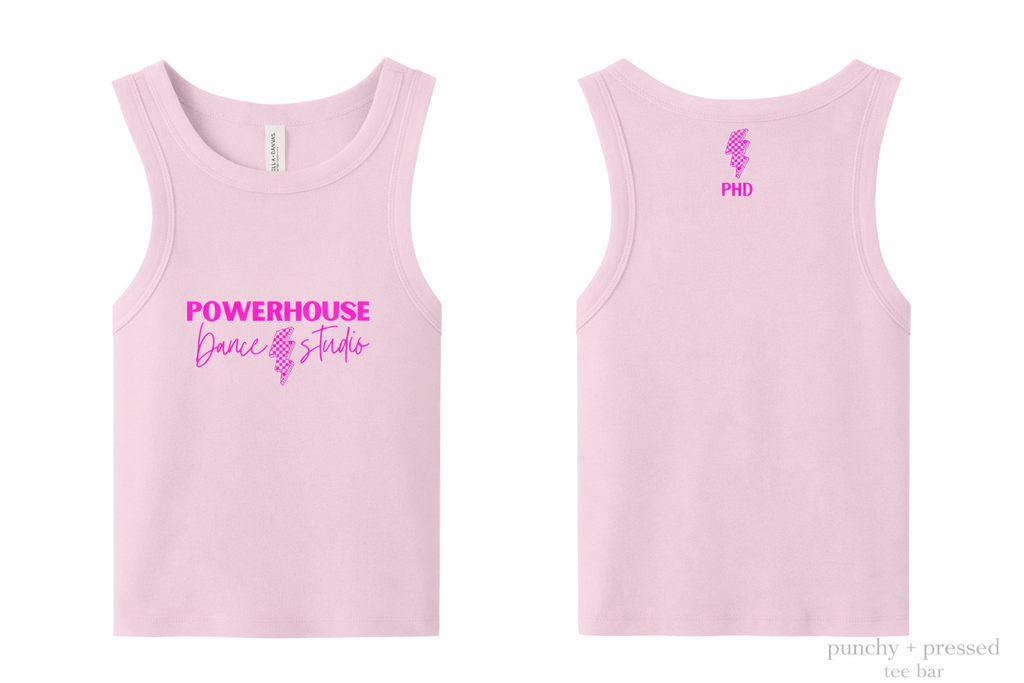 PHD Bella Canvas Mid Length Ribbed Tank