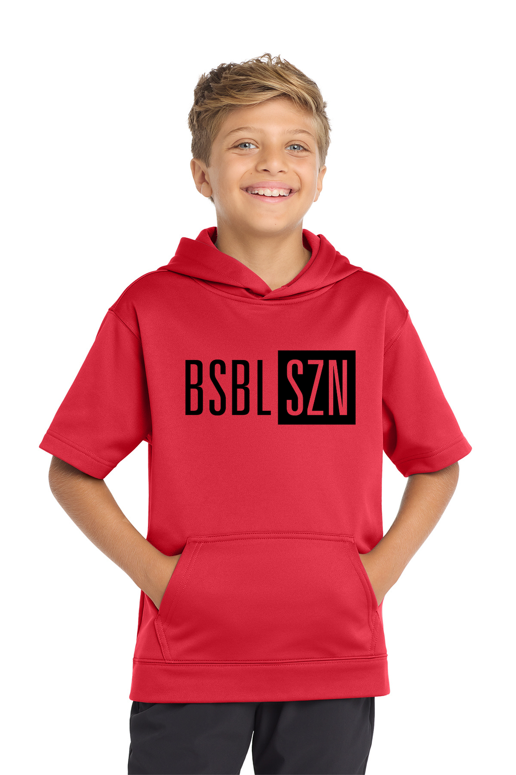 Adult BSBL SZN Black Font Cards Tee