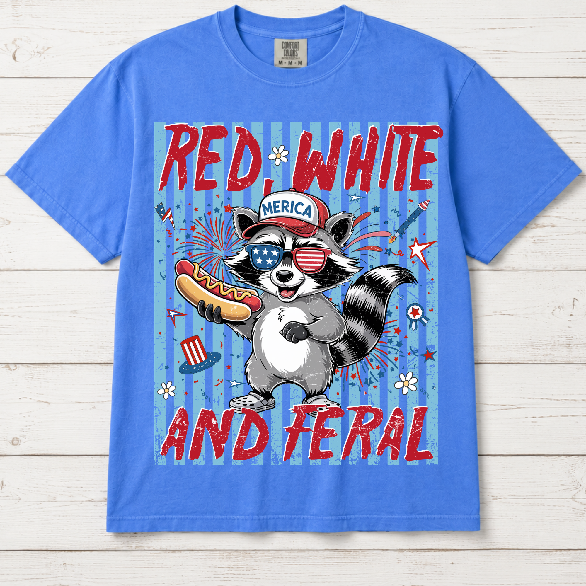 Red, White and Feral Racoon