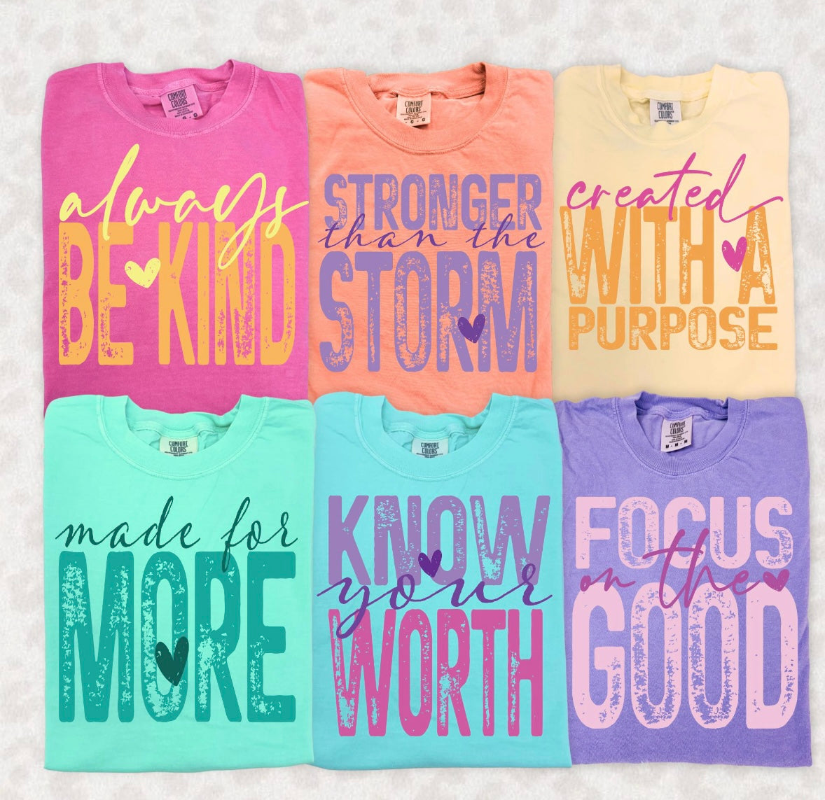 Inspirational Tone on Tone Tee