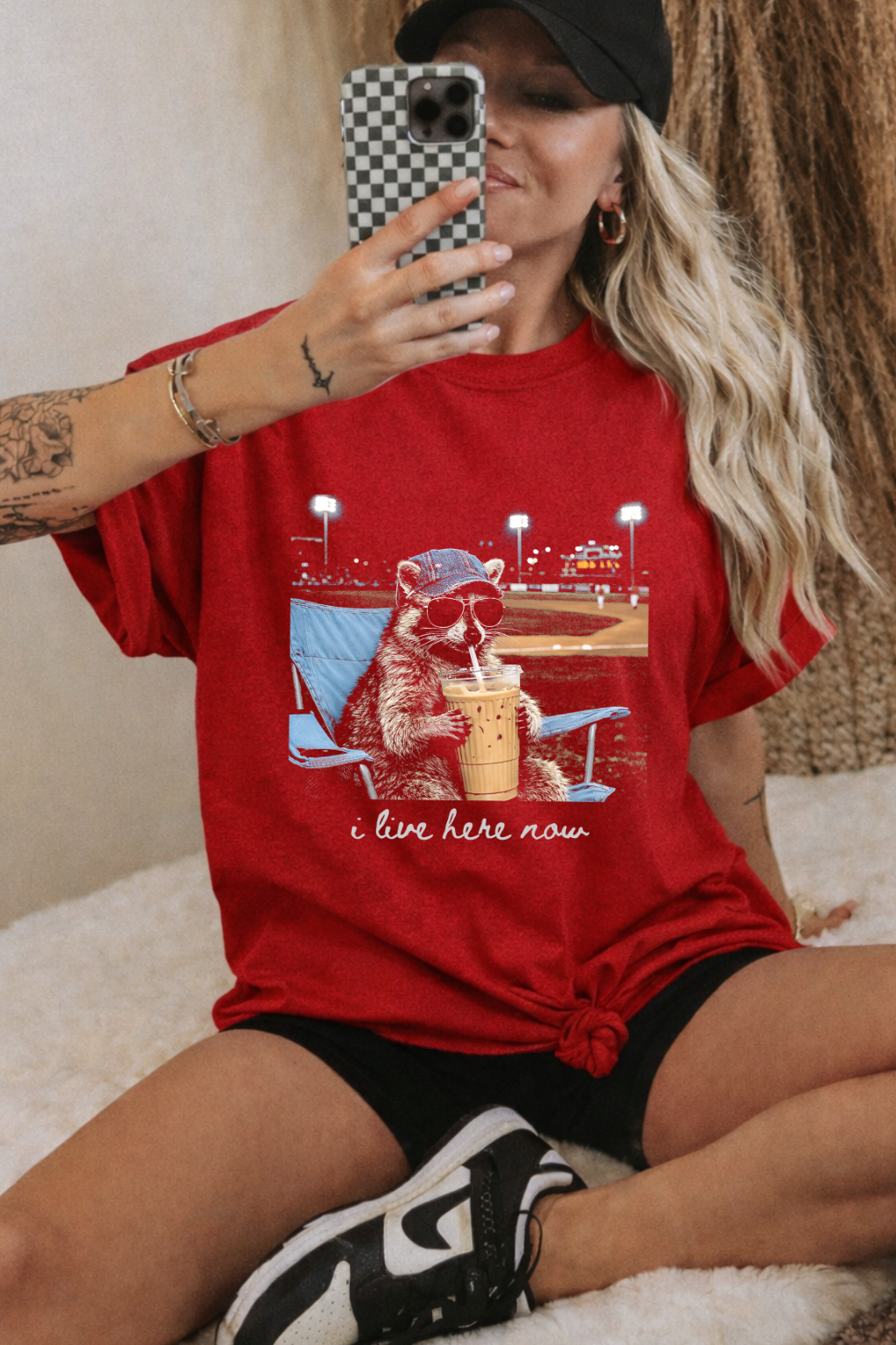 I Live Here Now Ball Tee