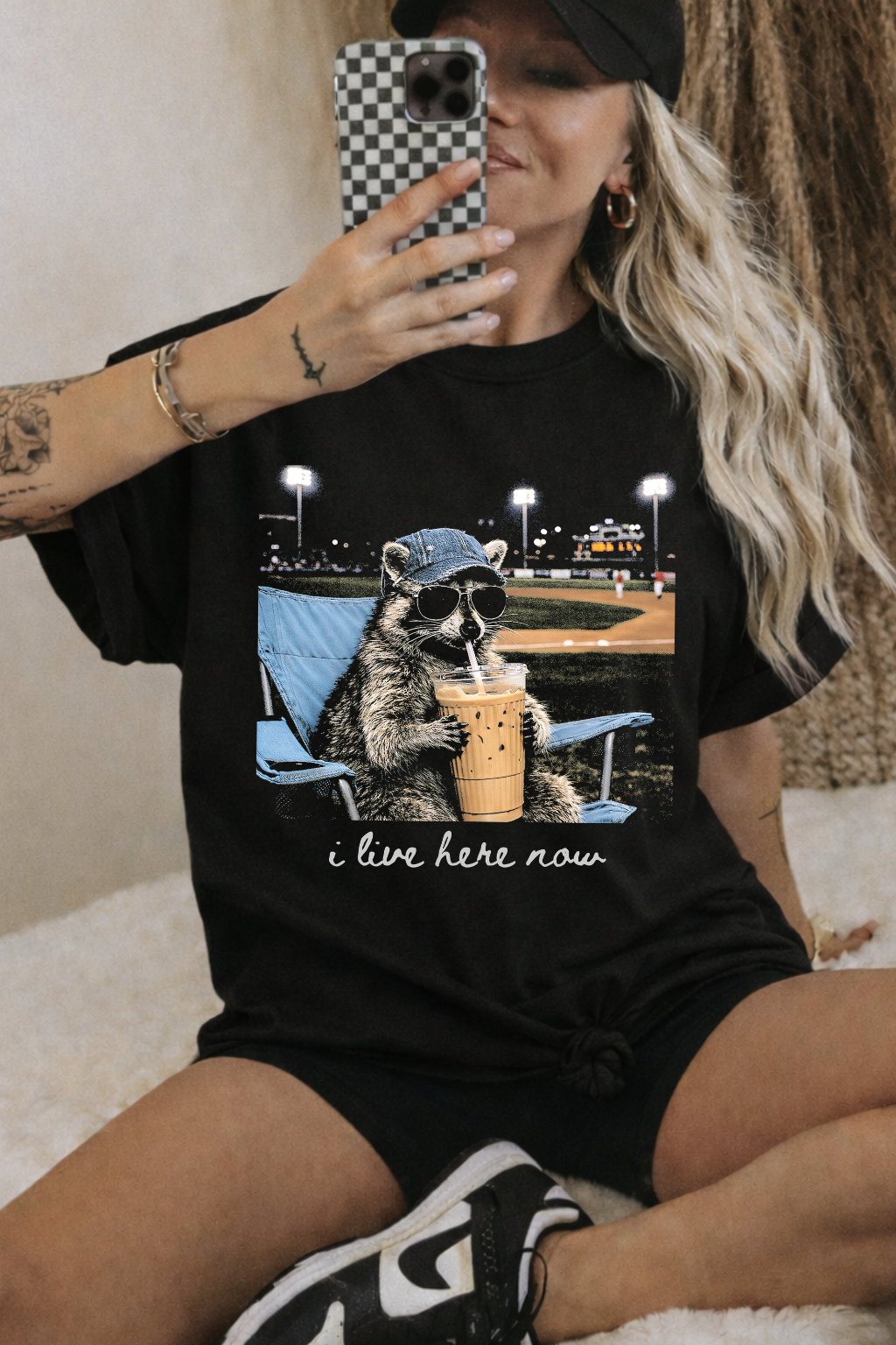 I Live Here Now Ball Tee