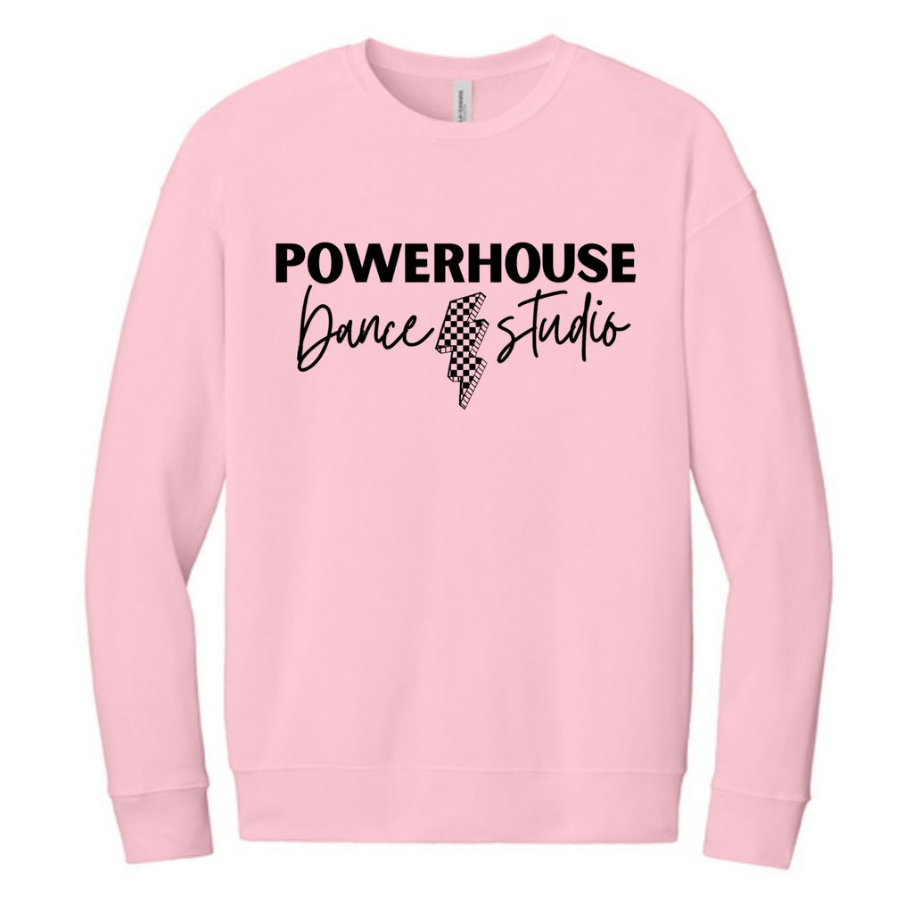 PHD Bella Canvas Crewneck Black Font