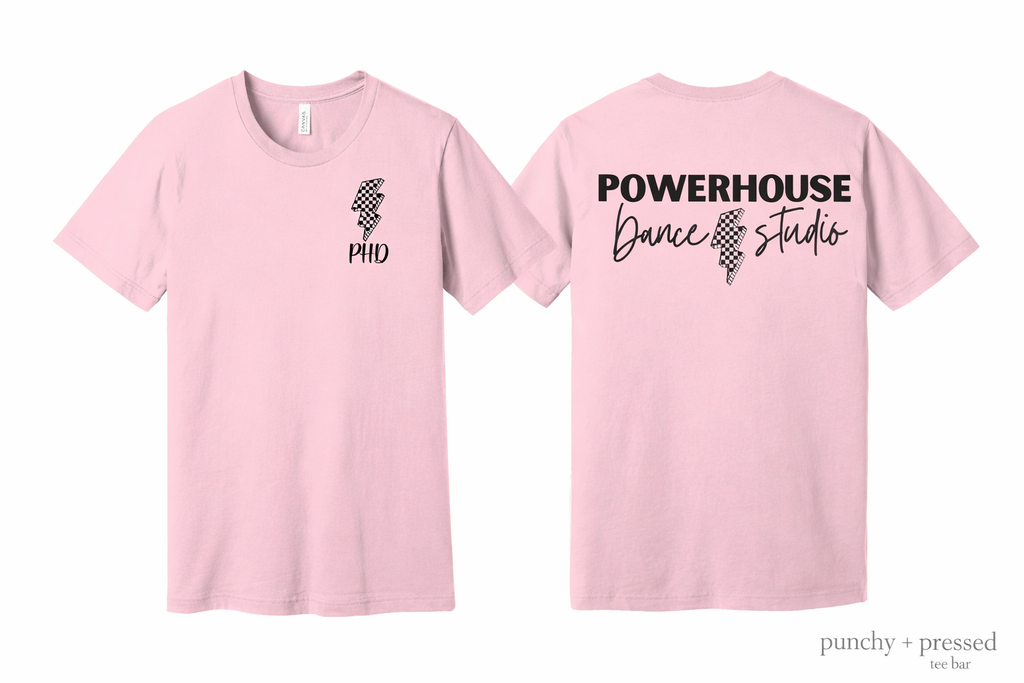 PHD Bella Canvas Tee Black Font